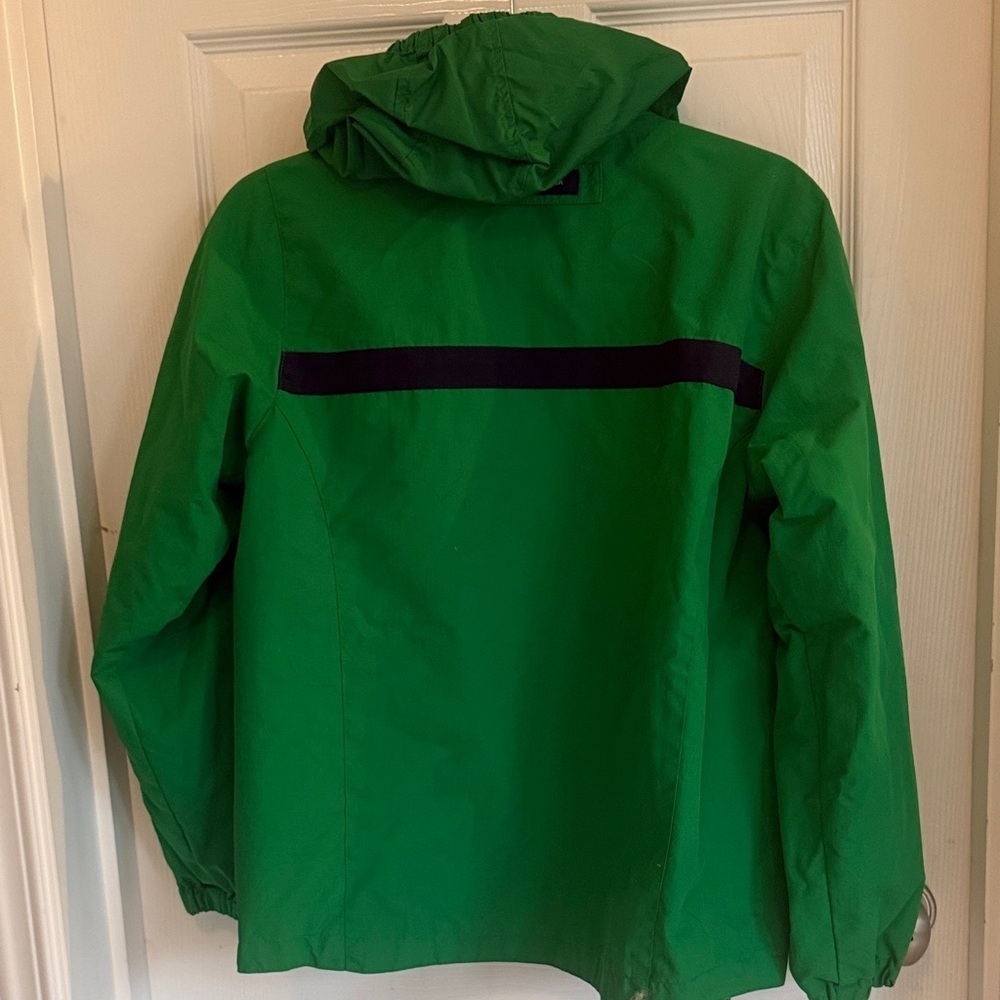 Nautica Kids Green Raincoat with Hood - Picture 5 of 6